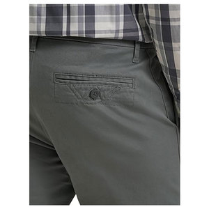 Pantalones Chinos de Corte Recto para Hombre, Cómodos, de Mezcla de Algodón, Casuales, para Oficina, Trabajo, Slim Fit, Premium, para Uso Diario - Product Image 5