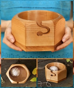 Fil en bois bol artisanat Crochet Kit organisateur tricot fil support décoration - Product Image 6