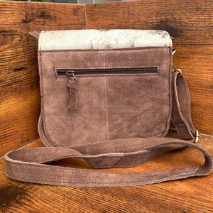 2024 plus récent Laser gravure peau de vache sac à bandoulière pour femmes Western à la mode daim cuir luxe concepteur sacs à main - Product Image 5