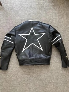 Chaqueta de Motociclista de Cuero Vanson Negra Estilo Cafe Racer - Product Image 2