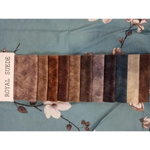 Tissu d'ameublement en daim pour canapés, rouleau de 54 pouces, usage domestique et hôtelier, par Royal - Product Image 1