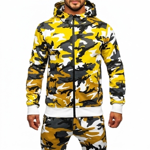 Men hoodie Winter Hooded Breathable Printed Tracksuit Set <b>Tech</b> Fleece Solid Casual Training <b>Wear</b> Custom Polyester Fishing <b>Jacket</b> - Product Image 3
