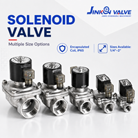Vanne solénoïde en acier inoxydable 304, 2 voies, normalement fermée, pour vide, pression négative, air, gaz, DHK OEM