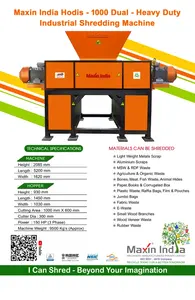 Broyeur de métaux semi-automatique, capacité 2000-3000 kg/h, pour aluminium UBC, broyeurs de métaux doubles - Product Image 6