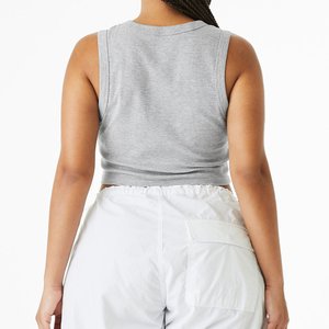 New Style Women's Hip Hop Short <b>Cropped</b> Tank <b>Tops</b>-Lightweight 100% Cotton Breathable Quick Dry Customizable OEM Service - Product Image 4