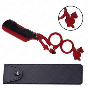 Wholesale Gradient Finish Straight Shaving <b>Razor</b> Stainless Steel Leaf Handle Barber <b>Razor</b> OEM Private Label - Product Image 6