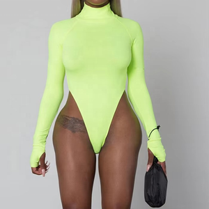 Body moldeador elástico de alta calidad para mujer con manga larga personalizado Control de barriga Body Shaperx Body para mujer - Product Image 2