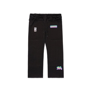 Nouveau Kimono de BJJ Unisexe Adulte en Coton Perlé 450 GSM Respirant, Léger et à Séchage Rapide, Style Rétro Noir Dégradé, avec Sac - Product Image 3