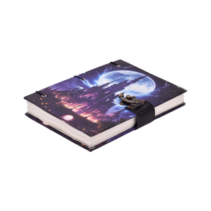 สมุดบันทึกทำมือลายปราสาทพระจันทร์ A5 พร้อมกุญแจล็อค |   สมุดบันทึกสวยงามระดับพรีเมียม 100 หน้า พิมพ์สองหน้า เป็นมิตรกับสิ่งแวดล้อม - Product Image 3