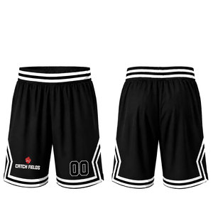 Shorts de basketball unisexes en gros, pas chers, en promotion, 100 % polyester, avec logo personnalisé, respirants, coupe-vent, imperméables et écologiques - Product Image 1