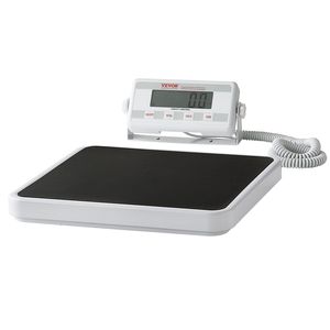 Bilancia Digitale Professionale per Medici, Tappetino Antiscivolo Portatile, 2 Unità (kg/lb) con Funzione Tare - Product Image 1