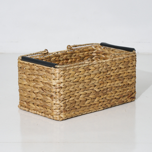 Cestas de Almacenamiento Rectangulares de Jacinto de Agua al por Mayor a Buen Precio, Cestas de Cosecha con Asas de Vietnam - Product Image 3