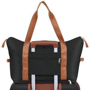 Set di bagagli in ABS espandibile da 4 pezzi con ruote Spinner di 360 gradi marrone nero borsa da viaggio porta valigia Set - Product Image 5