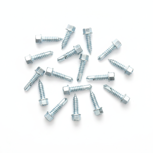 Suministro Directo de Fábrica: Tornillos Metálicos Autoperforantes de Cabeza Hexagonal con Acabado de Zinc/Galvanizado de Alta Calidad - Product Image 1