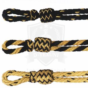 Customized Handmade Cotton/Nylon/Polyester Bullion Wire Cap <b>Cords</b> Chin Strap for Hats - Product Image 5