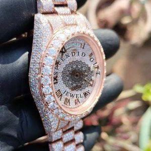 Reloj de Lujo para Hombre, Splendid Gift Jewelry, Esfera de Cristal de Zafiro, Números Romanos, Correa de Acero Inoxidable, Movimiento de Cuarzo ETA, Día/ Fecha - Product Image 2