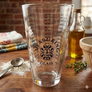 Vaso medidor de vidrio, herramienta de medición, taza medidora - Product Image 1