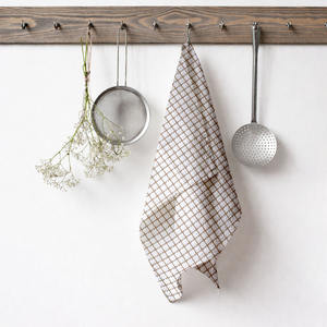 Serviettes de cuisine en tissu gaufré à carreaux pour la vente en gros, taille et couleur personnalisées, serviette de cuisine pour usage domestique - Product Image 3