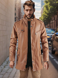Fabricante de Chaquetas de Cuero Personalizadas, Chaqueta de Cuero Genuino para Motociclistas, Chaquetas de Cuero para Hombre al por Mayor, Proveedor de Chaquetas de Cuero OEM - Product Image 1