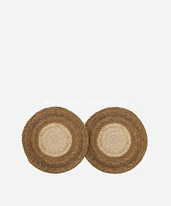 Elegant Natural Braided Seagrass Placemat Handmade Dining <b>Table</b> <b>Mat</b> for Restaurant Decor OEM - Product Image 3