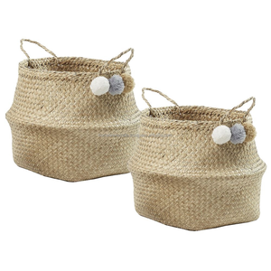 Light and Handcrafted <b>Seagrass</b> Belly <b>Basket</b> Bulk Orders Wholesale Sustainable <b>Storage</b> <b>Basket</b> for Hotel Resort Home Decor Vietnam - Product Image 2