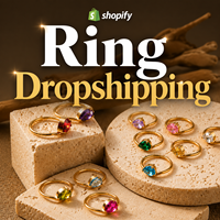 Pochette à bijoux en marque privée, sans MOQ |   Emballage de bijoux avec logo personnalisé, expédition express, transit en 3 à 10 jours pour le dropshipping Shopify