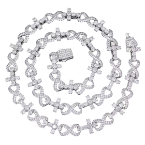 Classical Design Cross <b>Infinity</b> Necklace Fine Jewelry & Pendants Charms Custom Simple Pendant Hot Sale Fashion Jewelry Supplier - Product Image 1