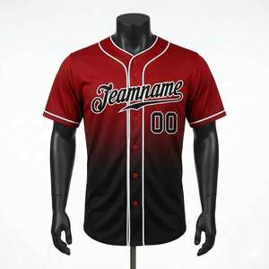เสื้อเบสบอลผ้าโพลีเอสเตอร์ 100% แห้งเร็ว ระบายอากาศได้ดี สำหรับฝึกซ้อม  แบบสั่งทำพิเศษสำหรับทีมเบสบอล ผลิตในประเทศปากีสถาน - Product Image 1