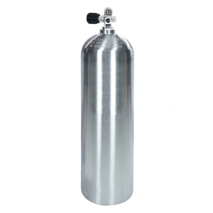 Cilindro de Aluminio de 1L y 1.8 kg para Buceo, Tanque de Buceo Portátil, Válvula DIN G5 8, Botella de Aire Subacuática - Product Image 1
