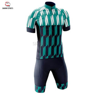 Combinaison de cyclisme premium pour homme à manches courtes, une pièce, avec impression par sublimation 3D, ensemble de vitesse - Product Image 1