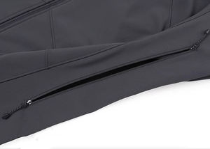 Veste coupe-vent unisexe personnalisée avec logo OEM ODM, imperméable, veste softshell pour l'extérieur - Product Image 4