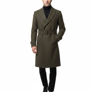Manteau d'affaires professionnel en laine pour homme, style formel, avec garniture en fourrure respirante, personnalisable pour les marchés mondiaux - Product Image 1