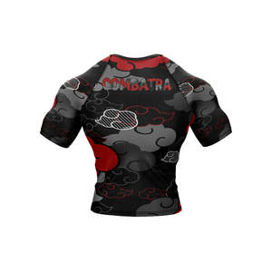 Mens Athletic Compression Shirt Quick Dry Breathable Eco-Friendly Washed Rash Guard Running Gym Wear Full <b>Sleeve</b> Crew Neck - Product Image 6
