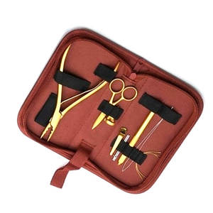 Kit Profesional de Herramientas para Extensiones de Cabello de Acero Inoxidable: Tijeras, Cuchilla, Pinza para Extensiones de Cinta, Peine Separador - Product Image 6