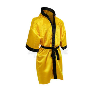 Robes de boxe au style moderne, confortables pour les voyages et l'entraînement, avec coutures durables en polyester, options personnalisables - Product Image 3