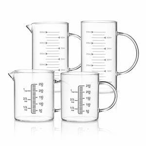 Bécher en verre borosilicate transparent Triviwat P002-26-00-J 250 ml avec poignée, résistant à la chaleur, pour usage médical - Product Image 5