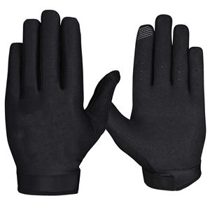 Gants de cyclisme en cuir rouge et noir à doigts entiers, antidérapants, respirants, avec sangle de poignet réglable, unisexe, pour l'extérieur, toutes saisons, haute qualité - Product Image 2