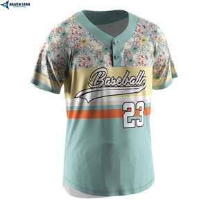 Full Button <b>Baseball</b> <b>Jersey</b> Custom Print Team Wear <b>Bulk</b> Wholesale Quick Dry <b>Baseball</b> <b>Jersey</b> Custom Sublimation Team Sports Shirt - Product Image 3
