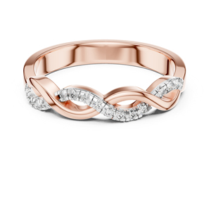 Bague en or blanc 14 carats avec diamant rond cultivé en laboratoire pour femmes |   Vêtements de fiançailles |   Nouveau diamant cultivé - Product Image 2