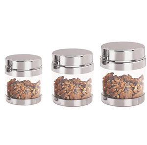 Charming Multi-Colored Moisture-Proof Brass Copper Steel <b>Spice</b> Canister with Flip Top Lid for Pantry Food Storage - Product Image 3