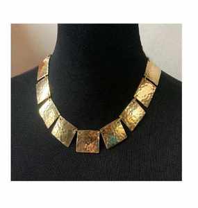 Collar étnico de latón para uso tradicional indio, collar de latón hecho a mano con diseño tribal para niñas. - Product Image 3