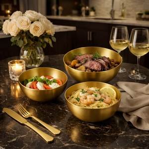 Premium Copper Fruit Bowl Handmade Decorative Centerpiece Bowl for Luxury Home Decor Kitchen Restaurant Hotel OEM Manufacturer - Product Image 3