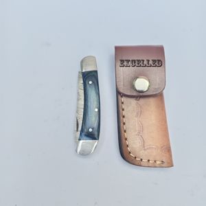 Cuchillo Plegable de Bolsillo de Acero de Damasco Personalizado con Funda de Cuero, Grado Industrial OEM, Garantía de 3 Años, Cuchillos al por Mayor para Regalo - Product Image 2