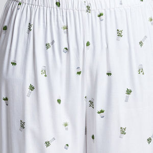 Ensemble pyjama décontracté et élégant en soie tricotée douce pour femme, col roulé, taille élastique, collection printemps-été-automne, personnalisable - Product Image 6