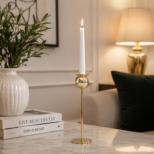 Tall Brass <b>Candle</b> Holder <b>Taper</b> Candlestick Stand Table Decor Home Decoration Wedding Centerpiece Event Decoration Wholesale - Product Image 2