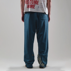 OEM Acid <b>Vintage</b> Flare Trousers Baggy Cargo <b>Track</b> <b>Pants</b> Men's Jogger Sweat <b>Pants</b> Casual Breathable 100% Cotton Women's Trouser - Product Image 3