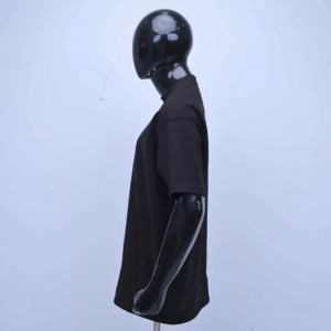 Premium Quality With Custom Logo 100% Cotton Black Manufactured With Front <b>Back</b> Embroidery Short Sleeves O-Neck For Men <b>T</b>-Shirt - Product Image 4