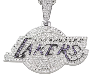 Colgante de Baloncesto Chapado en Oro con Microincrustaciones de Moissanita, Amuleto de Equipo, Plata 925, Joyería Hiphop Unisex para Fiesta de Aniversario - Product Image 5