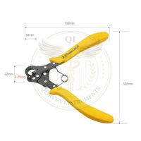 Pince à boucler le fil de bijouterie en acier inoxydable, pour la création de boucles uniformes de 1 mm à 3 mm, légère et lisse, vente en gros