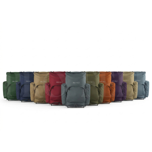 Custom Solid Plain Color Outdoor Waterproof Large Capacity Travel <b>Backpack</b> New Style Soft back Multi Pocket Hot Sale Bag Packs - Product Image 1